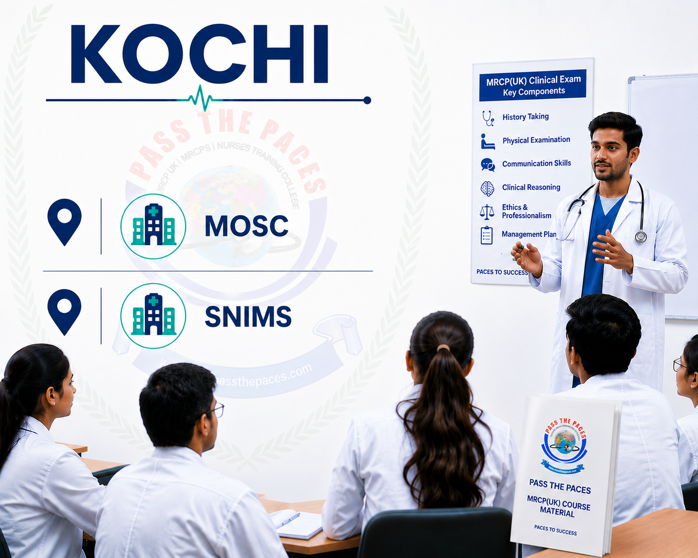 Pass the Paces Kochi centres including MOSC and SNIMS